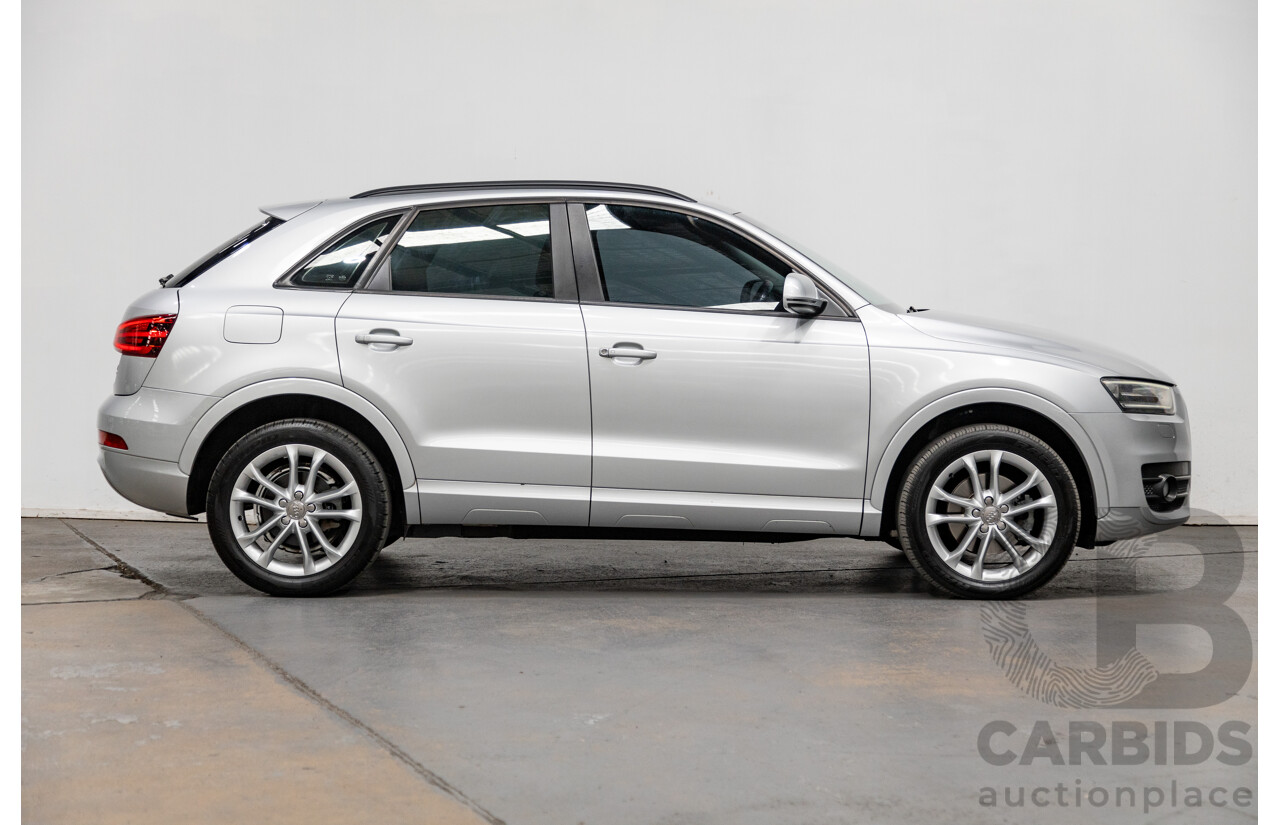 3/2014 Audi Q3 2.0 TDI Quattro (AWD) 8U MY14 4d Wagon Ice Silver Metallic Turbo Diesel 2.0L