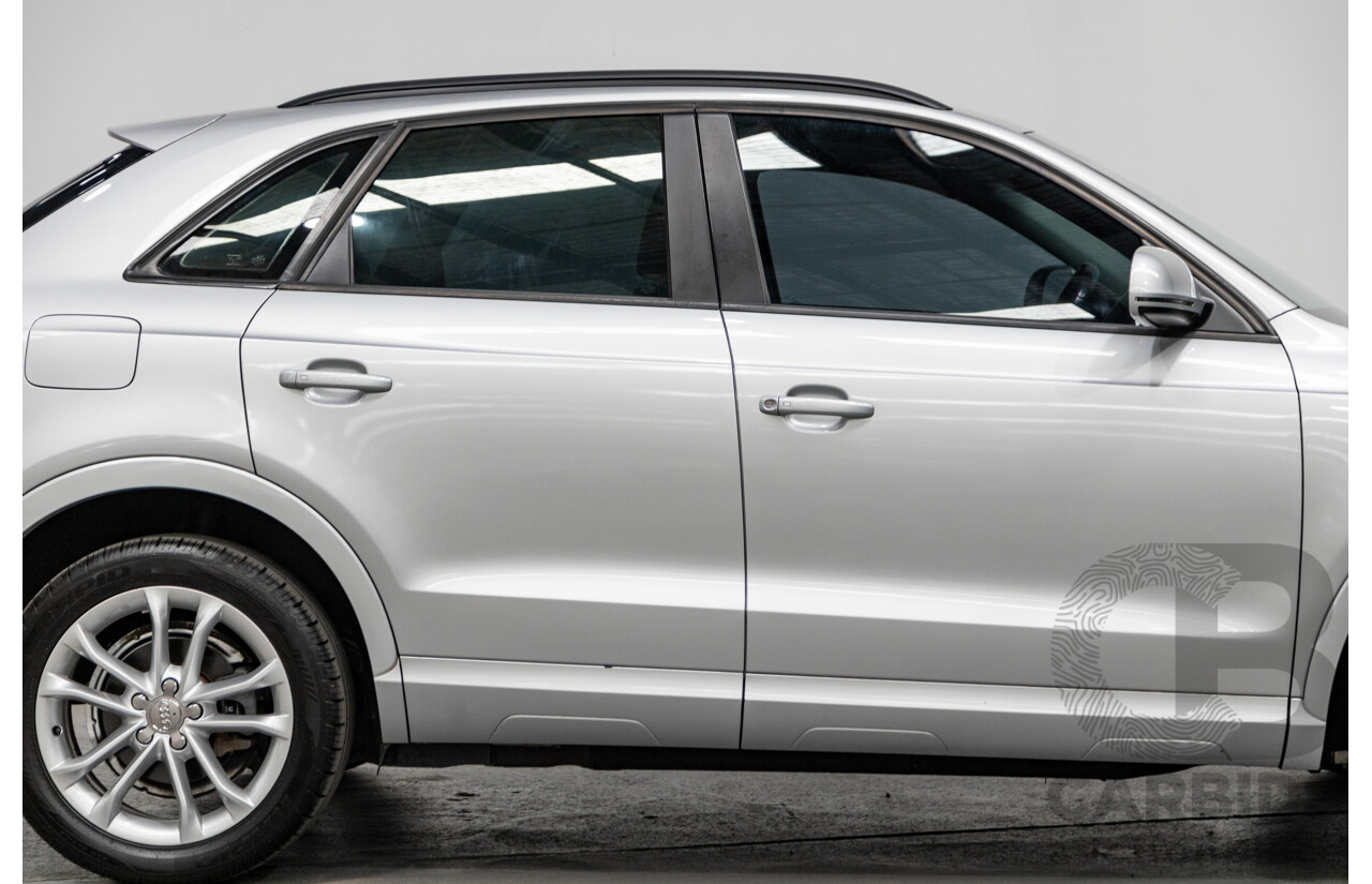 3/2014 Audi Q3 2.0 TDI Quattro (AWD) 8U MY14 4d Wagon Ice Silver Metallic Turbo Diesel 2.0L