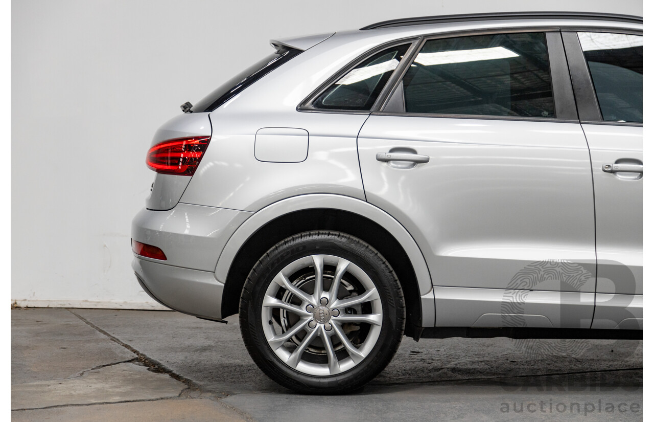 3/2014 Audi Q3 2.0 TDI Quattro (AWD) 8U MY14 4d Wagon Ice Silver Metallic Turbo Diesel 2.0L