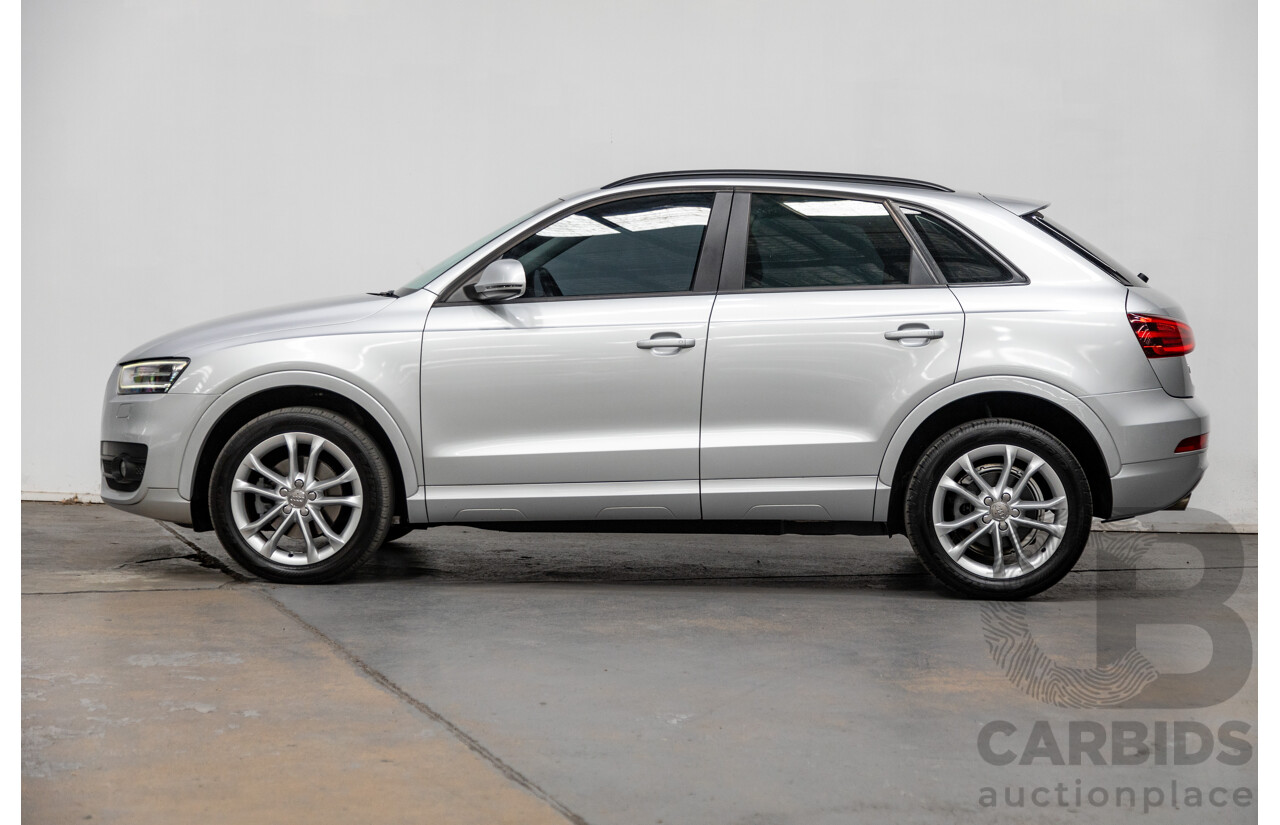 3/2014 Audi Q3 2.0 TDI Quattro (AWD) 8U MY14 4d Wagon Ice Silver Metallic Turbo Diesel 2.0L