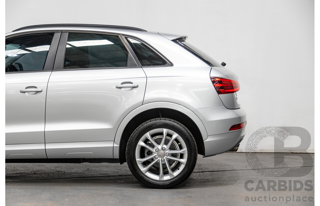 3/2014 Audi Q3 2.0 TDI Quattro (AWD) 8U MY14 4d Wagon Ice Silver Metallic Turbo Diesel 2.0L