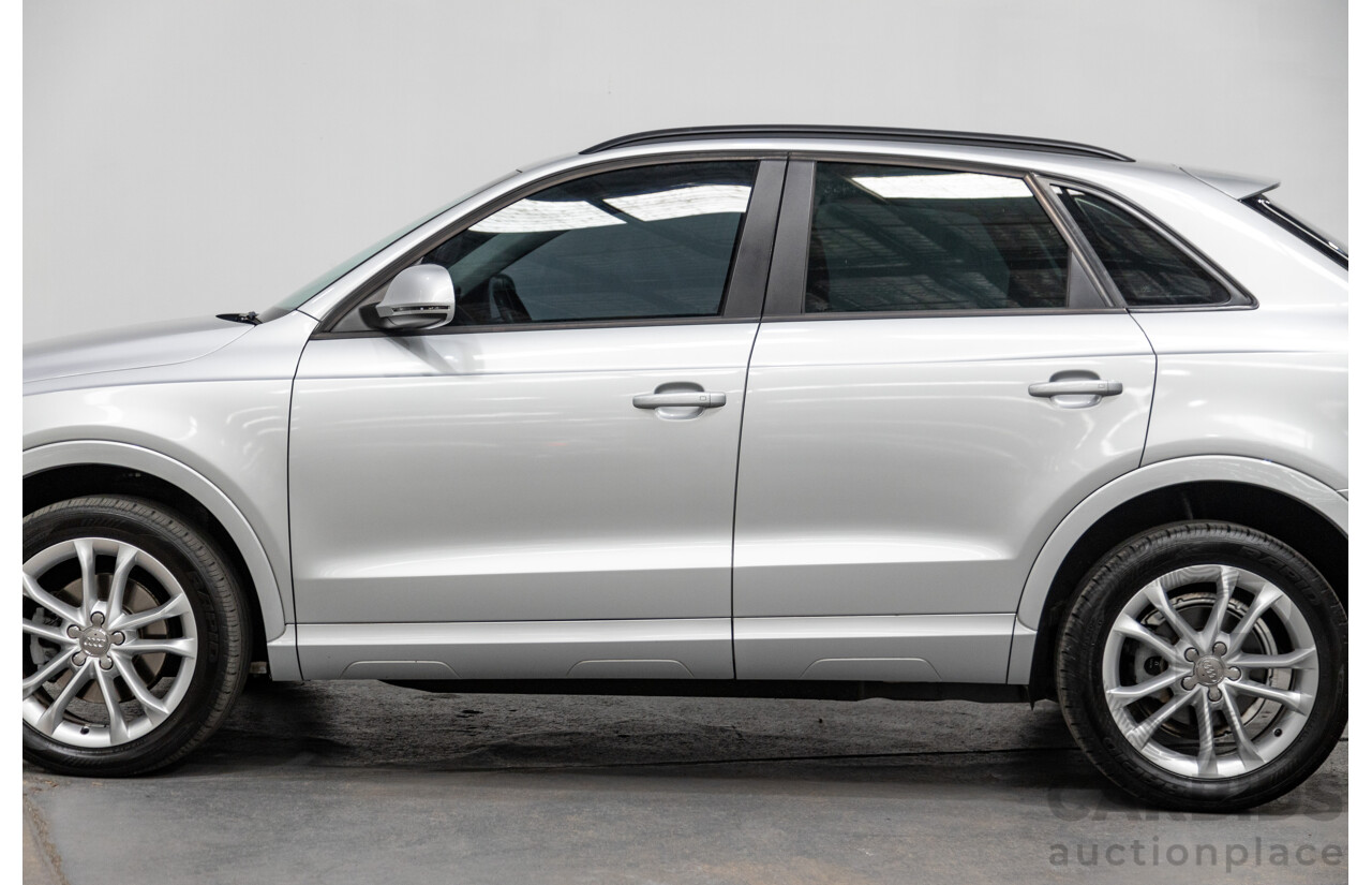 3/2014 Audi Q3 2.0 TDI Quattro (AWD) 8U MY14 4d Wagon Ice Silver Metallic Turbo Diesel 2.0L