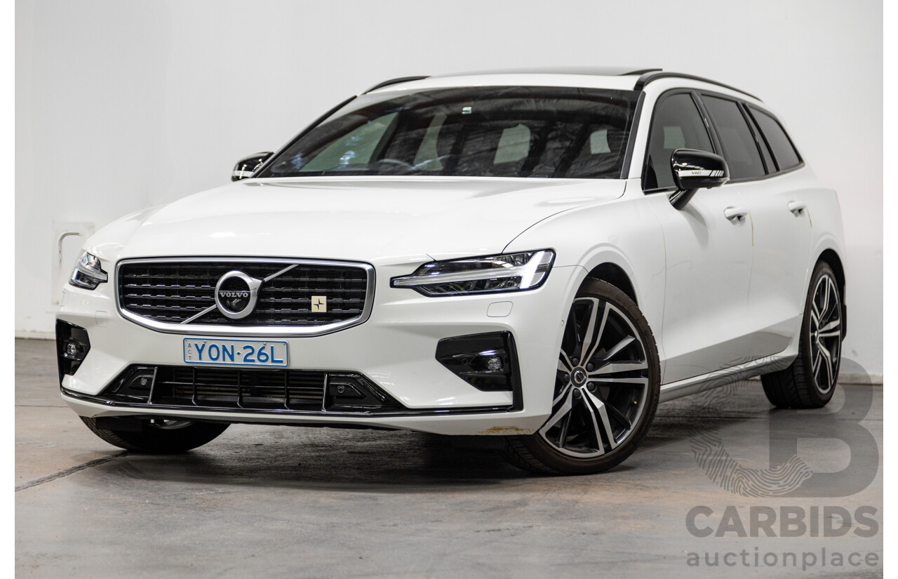 06/2020 Volvo V60 T5 R-Design (AWD) Z Series MY20 Polestar Upgrade 4d Wagon Ice White Turbo 2.0L