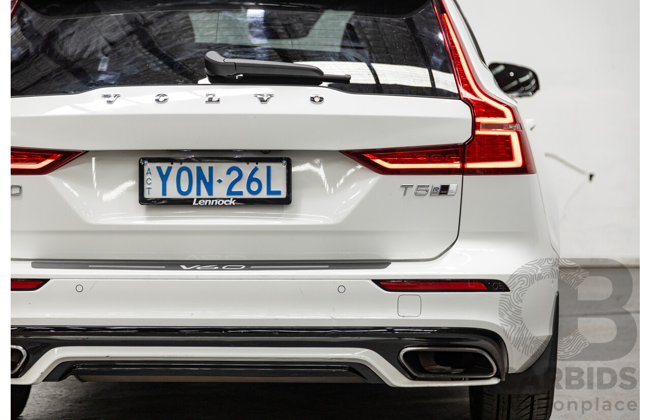 06/2020 Volvo V60 T5 R-Design (AWD) Z Series MY20 Polestar Upgrade 4d Wagon Ice White Turbo 2.0L