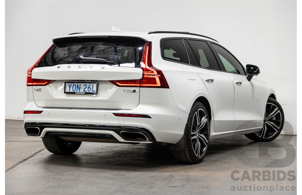 06/2020 Volvo V60 T5 R-Design (AWD) Z Series MY20 Polestar Upgrade 4d Wagon Ice White Turbo 2.0L