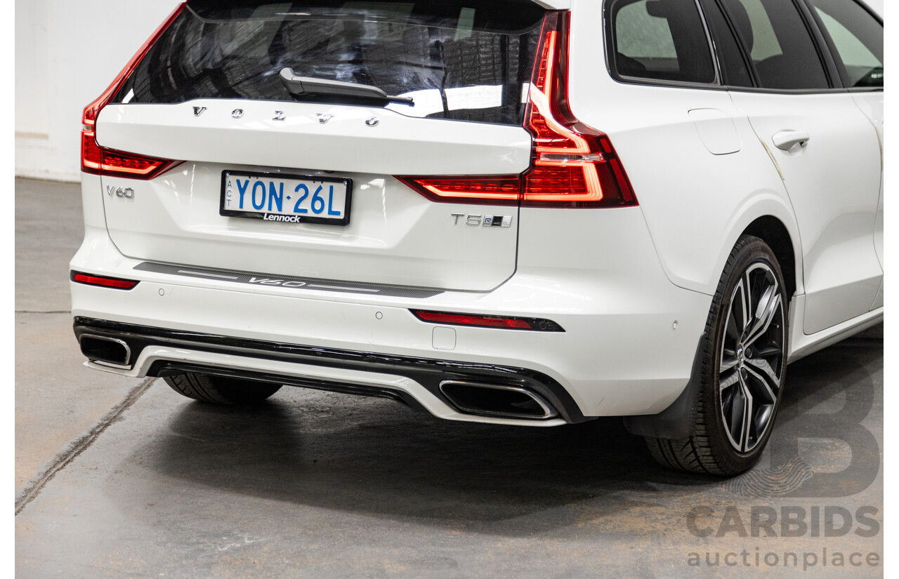 06/2020 Volvo V60 T5 R-Design (AWD) Z Series MY20 Polestar Upgrade 4d Wagon Ice White Turbo 2.0L