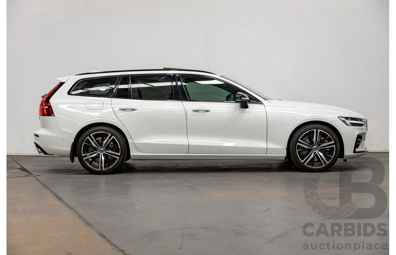 06/2020 Volvo V60 T5 R-Design (AWD) Z Series MY20 Polestar Upgrade 4d Wagon Ice White Turbo 2.0L