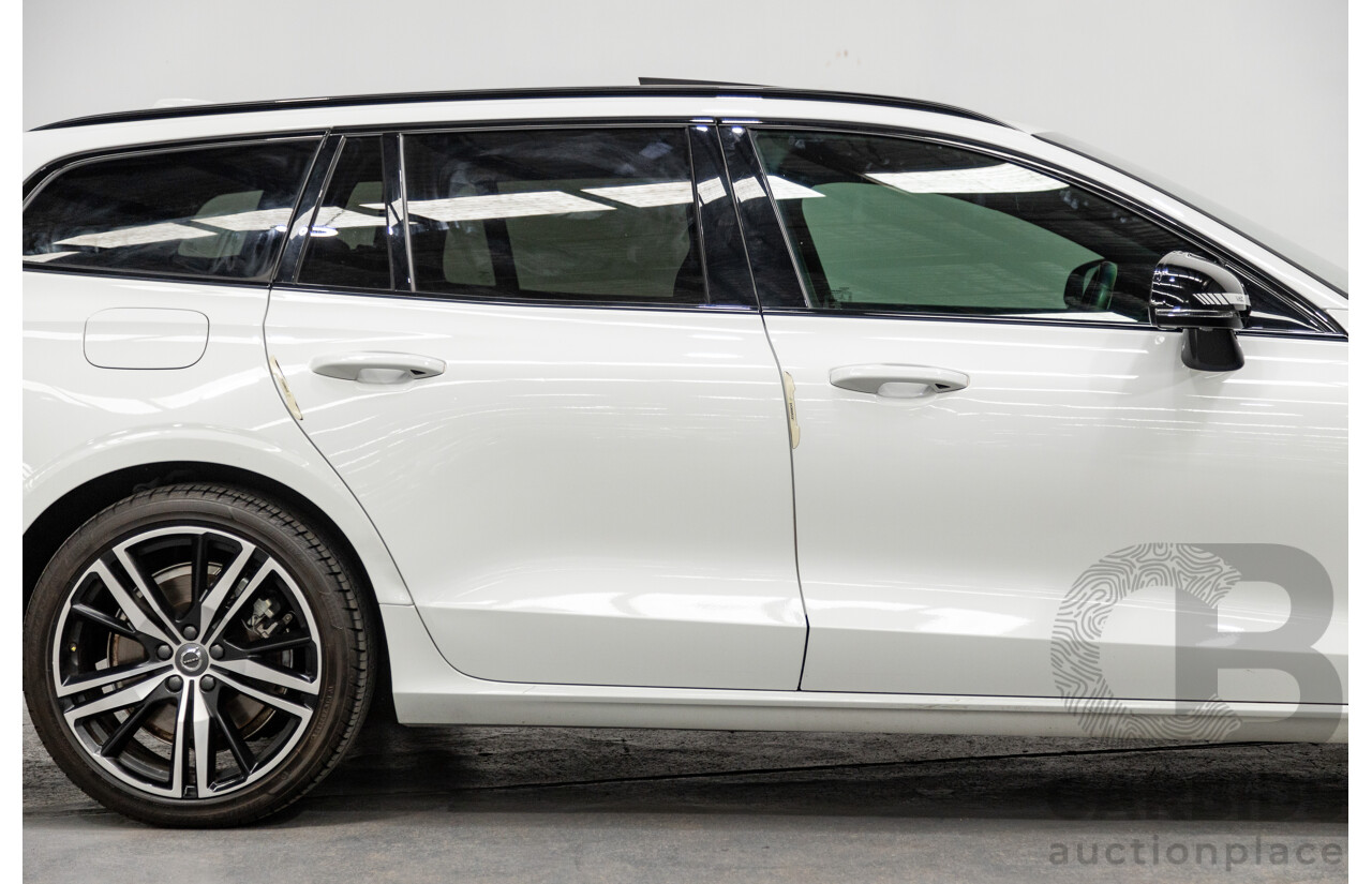 06/2020 Volvo V60 T5 R-Design (AWD) Z Series MY20 Polestar Upgrade 4d Wagon Ice White Turbo 2.0L