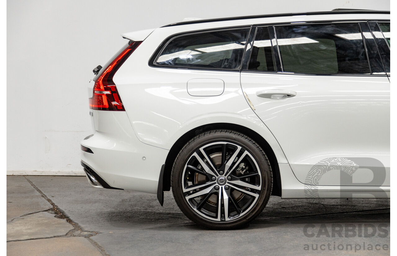 06/2020 Volvo V60 T5 R-Design (AWD) Z Series MY20 Polestar Upgrade 4d Wagon Ice White Turbo 2.0L