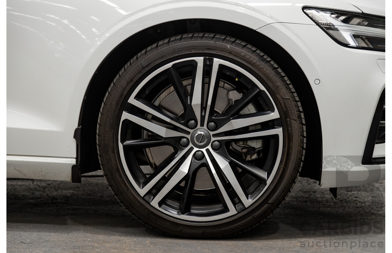 06/2020 Volvo V60 T5 R-Design (AWD) Z Series MY20 Polestar Upgrade 4d Wagon Ice White Turbo 2.0L