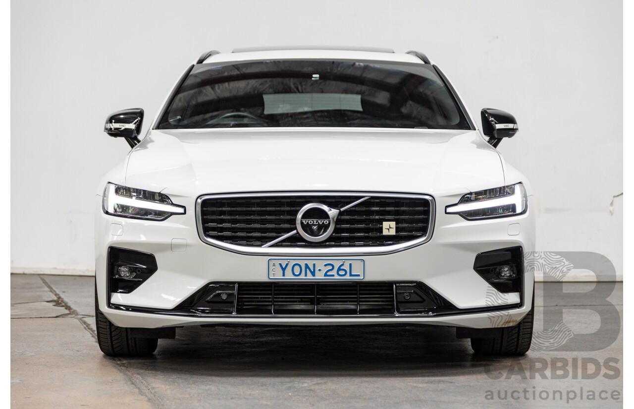 06/2020 Volvo V60 T5 R-Design (AWD) Z Series MY20 Polestar Upgrade 4d Wagon Ice White Turbo 2.0L