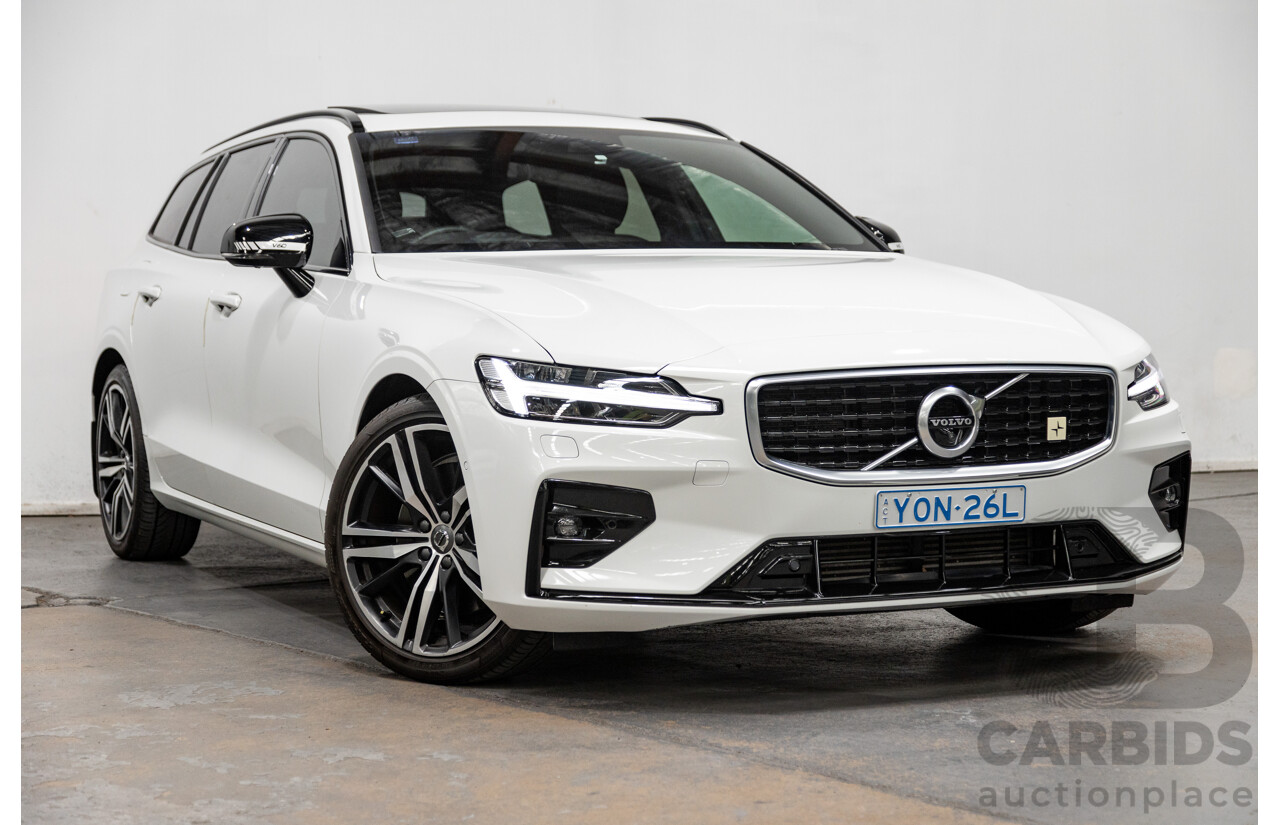 06/2020 Volvo V60 T5 R-Design (AWD) Z Series MY20 Polestar Upgrade 4d Wagon Ice White Turbo 2.0L