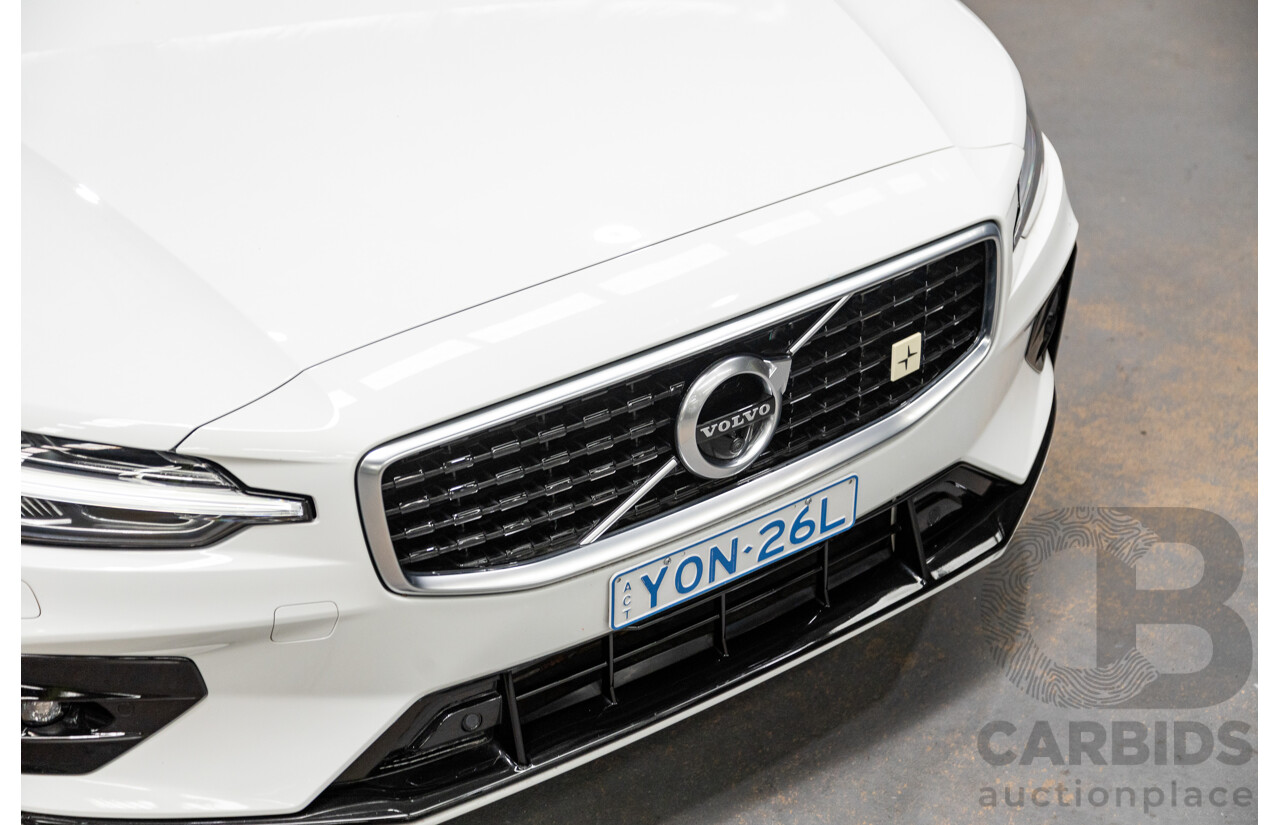 06/2020 Volvo V60 T5 R-Design (AWD) Z Series MY20 Polestar Upgrade 4d Wagon Ice White Turbo 2.0L