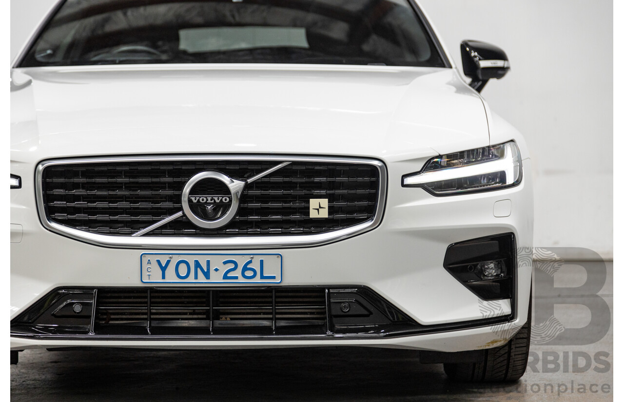 06/2020 Volvo V60 T5 R-Design (AWD) Z Series MY20 Polestar Upgrade 4d Wagon Ice White Turbo 2.0L