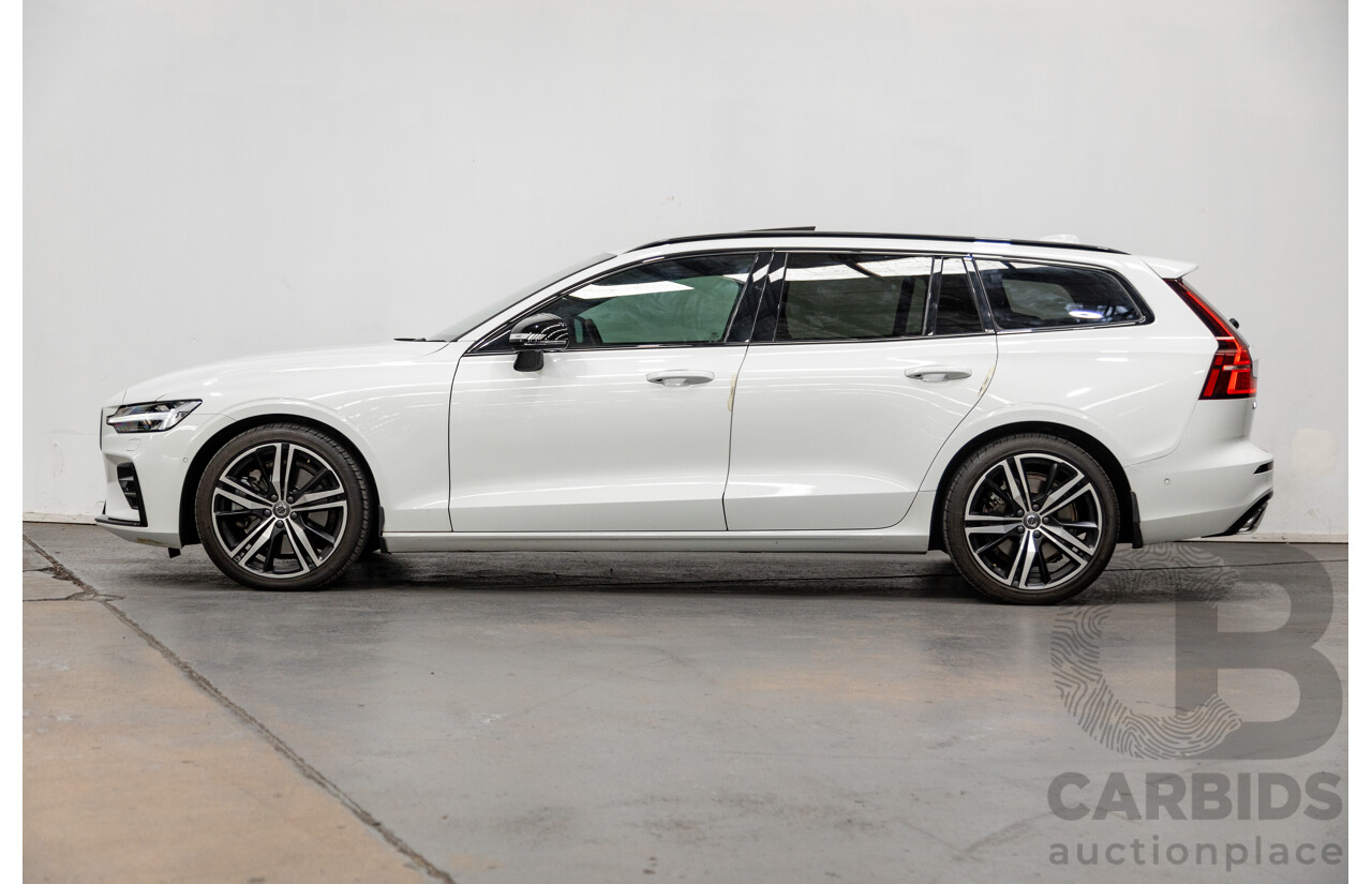 06/2020 Volvo V60 T5 R-Design (AWD) Z Series MY20 Polestar Upgrade 4d Wagon Ice White Turbo 2.0L
