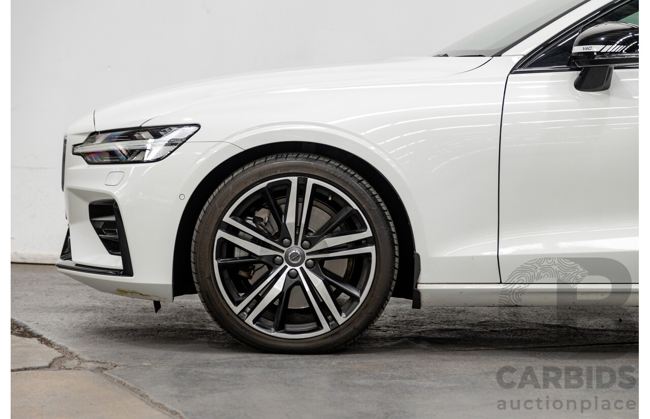 06/2020 Volvo V60 T5 R-Design (AWD) Z Series MY20 Polestar Upgrade 4d Wagon Ice White Turbo 2.0L