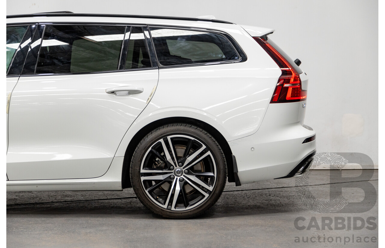 06/2020 Volvo V60 T5 R-Design (AWD) Z Series MY20 Polestar Upgrade 4d Wagon Ice White Turbo 2.0L