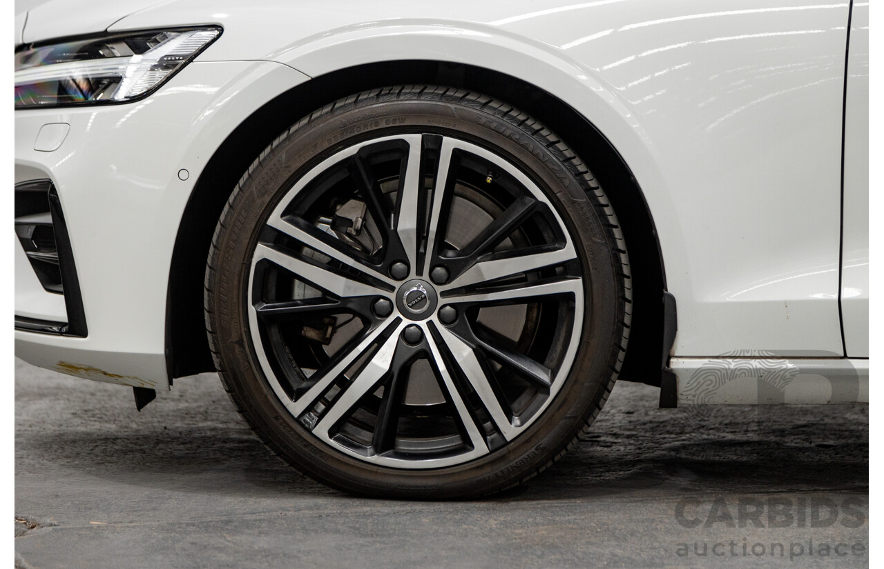 06/2020 Volvo V60 T5 R-Design (AWD) Z Series MY20 Polestar Upgrade 4d Wagon Ice White Turbo 2.0L
