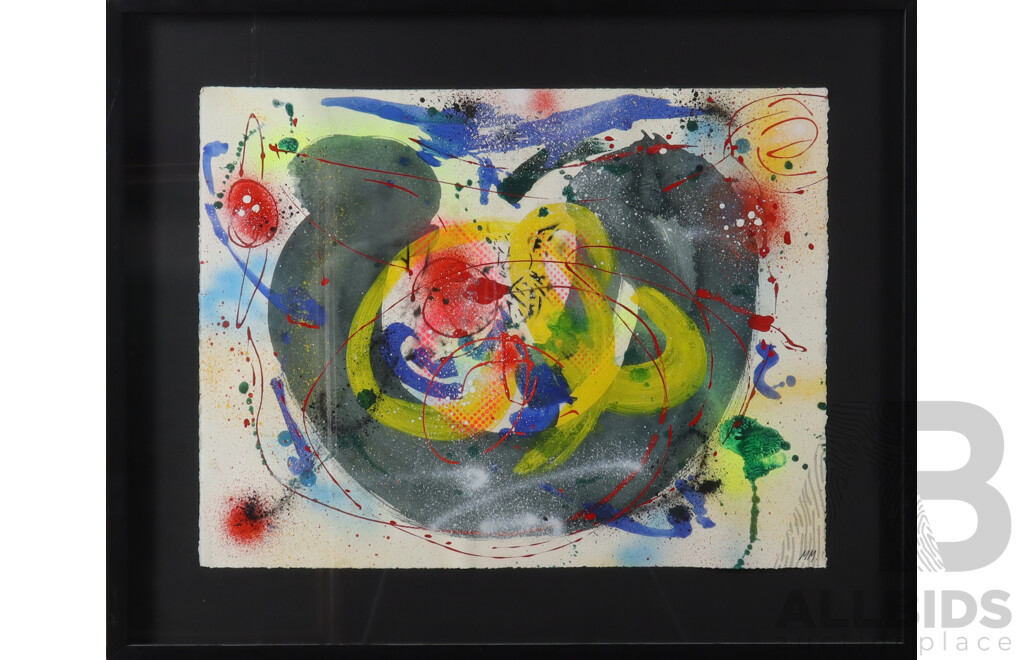 Max Milan, (Date Unknown), Pollock Redux, Mixed Media, 70 X 85 Cm (frame)