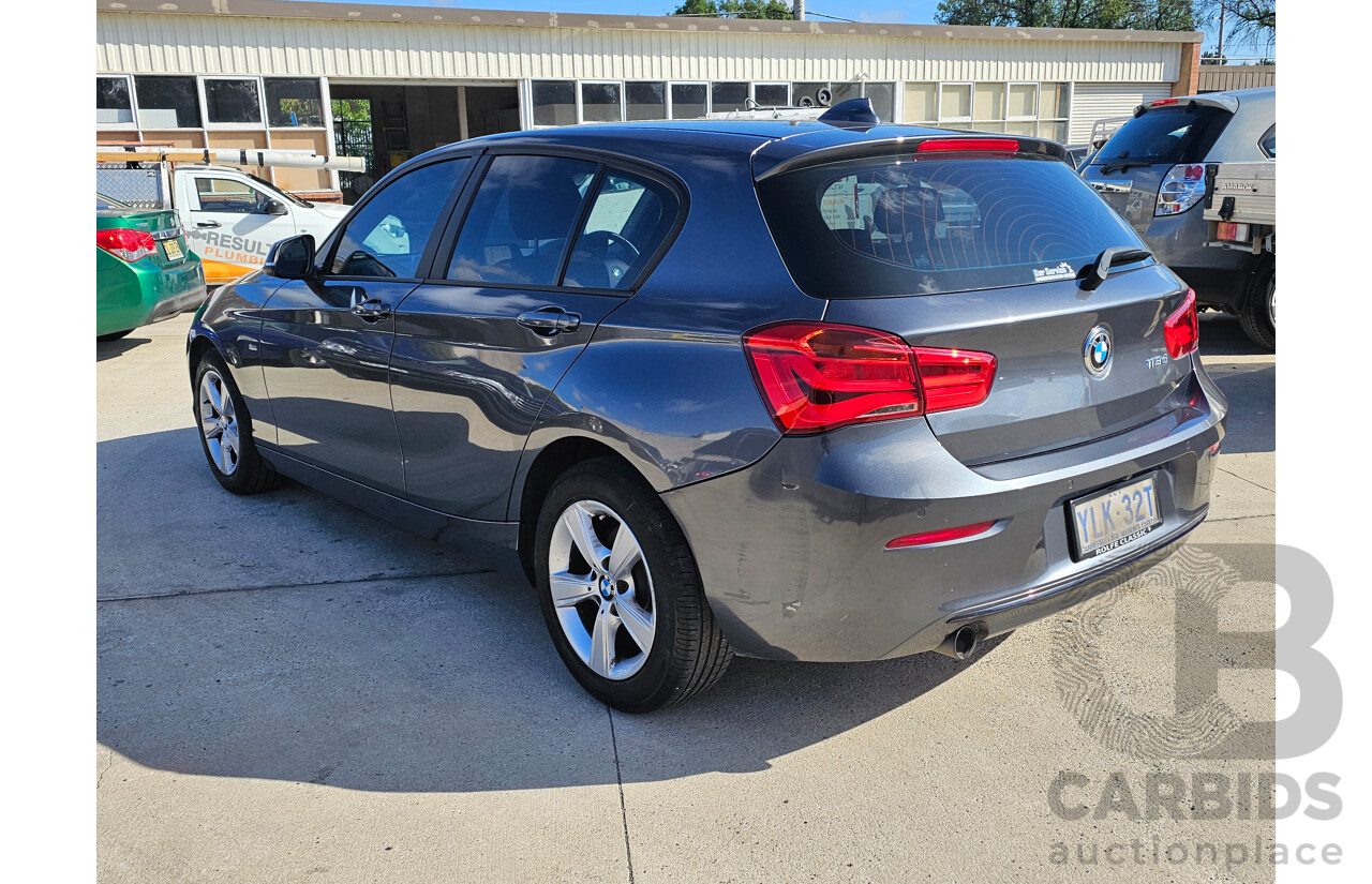 6/2016 BMW 118d Sportline F20 5d Hatchback Grey 2.0L