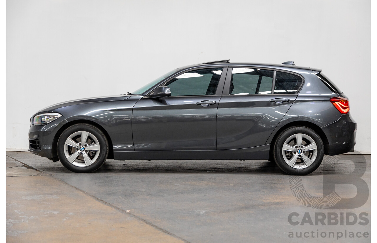 6/2016 BMW 118d Sportline F20 MY15 5d Hatchback Mineral Grey Metallic Turbo Diesel 2.0L