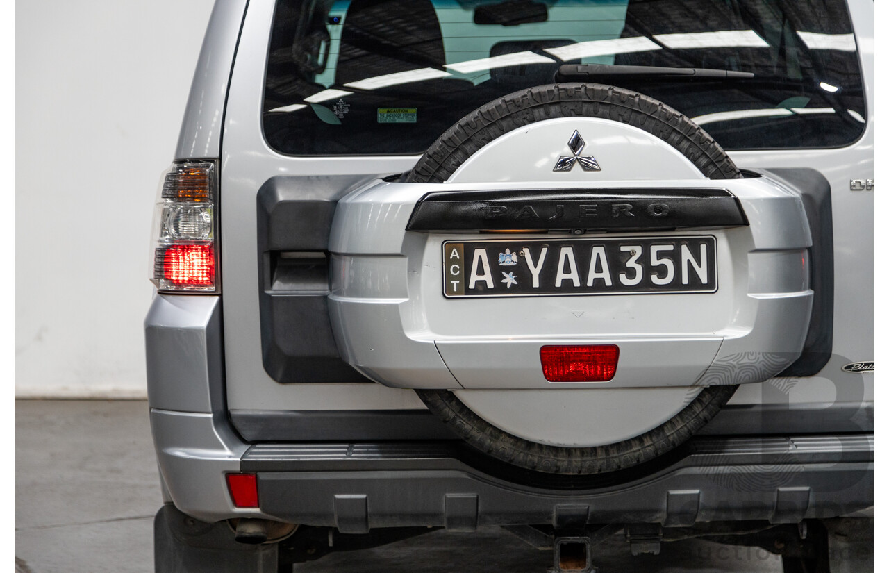 8/2012 Mitsubishi Pajero Platinum Edition NW MY12 4d Wagon Cool Silver Metallic Turbo Diesel 3.2L