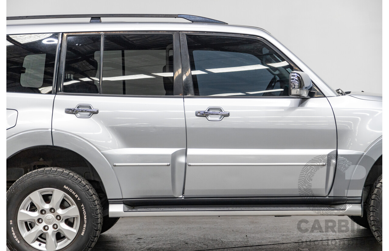 8/2012 Mitsubishi Pajero Platinum Edition NW MY12 4d Wagon Cool Silver Metallic Turbo Diesel 3.2L