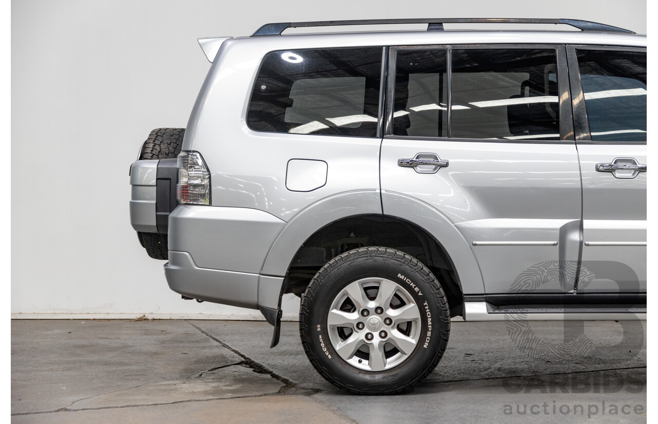 8/2012 Mitsubishi Pajero Platinum Edition NW MY12 4d Wagon Cool Silver Metallic Turbo Diesel 3.2L
