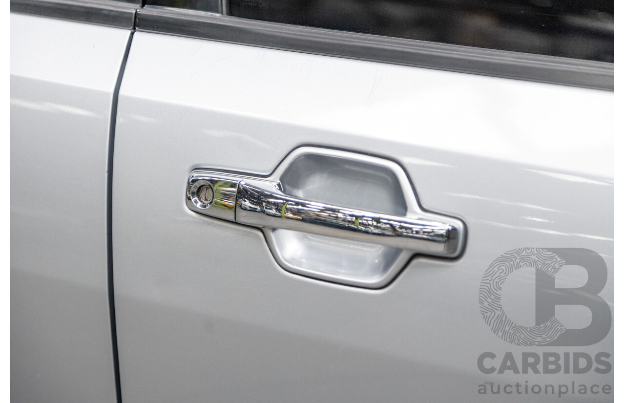 8/2012 Mitsubishi Pajero Platinum Edition NW MY12 4d Wagon Cool Silver Metallic Turbo Diesel 3.2L
