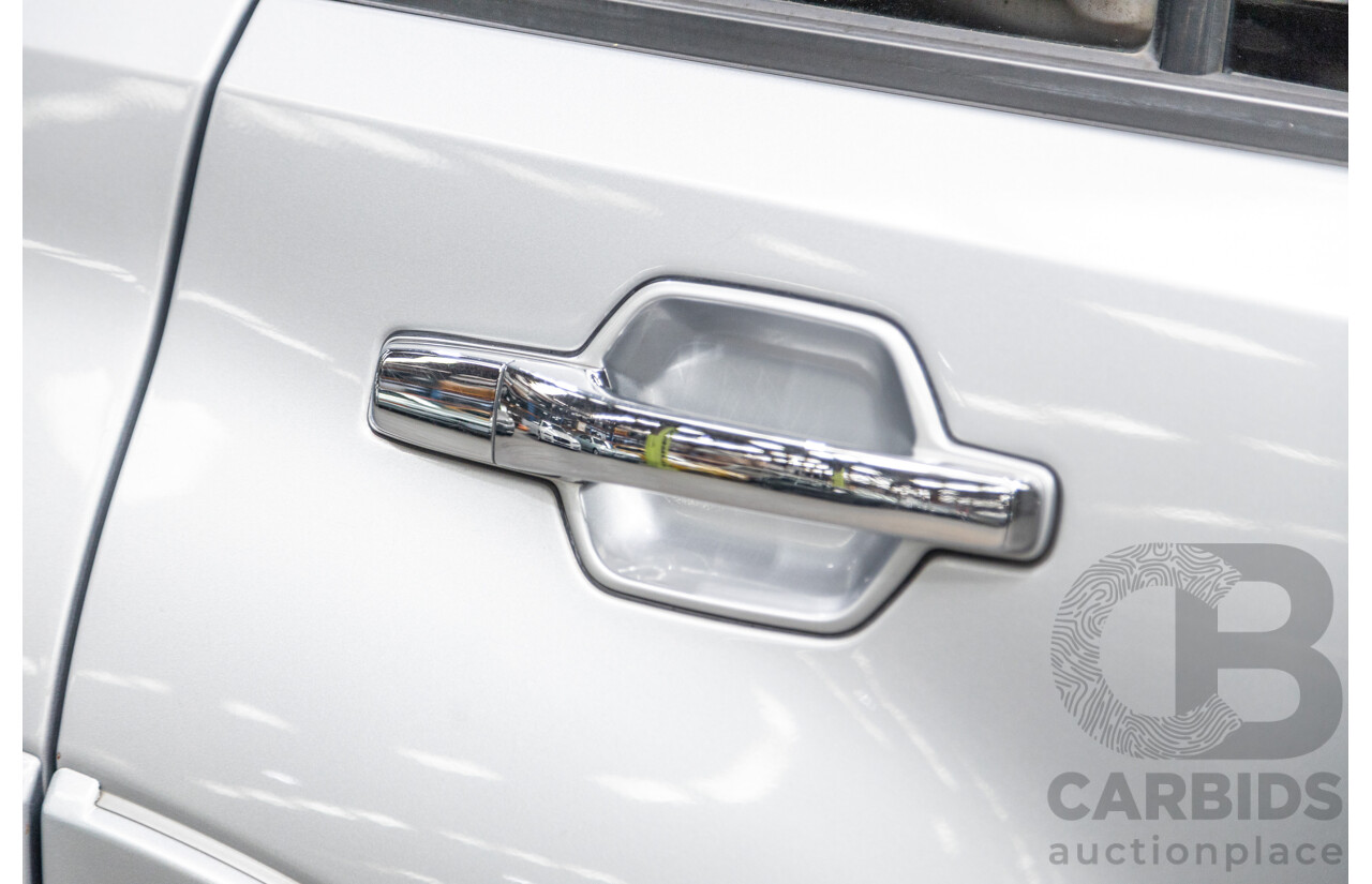 8/2012 Mitsubishi Pajero Platinum Edition NW MY12 4d Wagon Cool Silver Metallic Turbo Diesel 3.2L