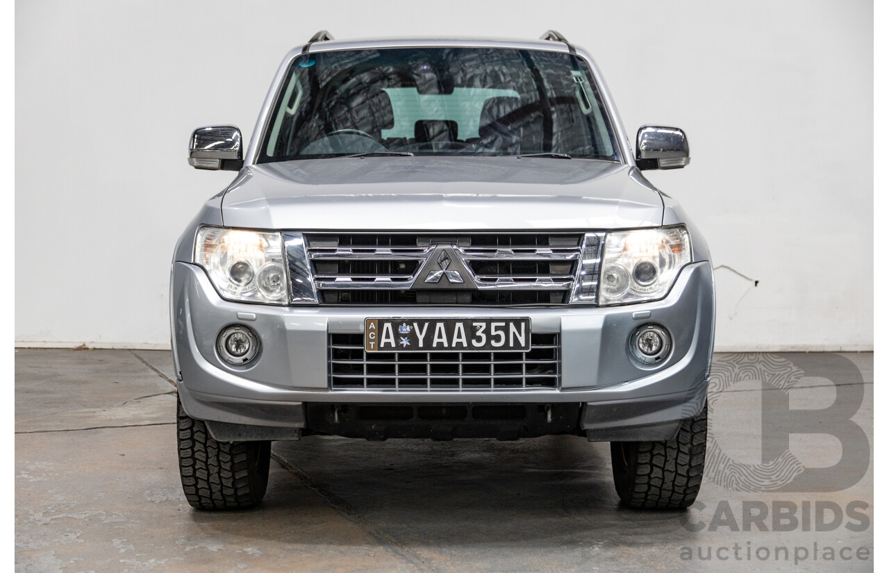 8/2012 Mitsubishi Pajero Platinum Edition NW MY12 4d Wagon Cool Silver Metallic Turbo Diesel 3.2L