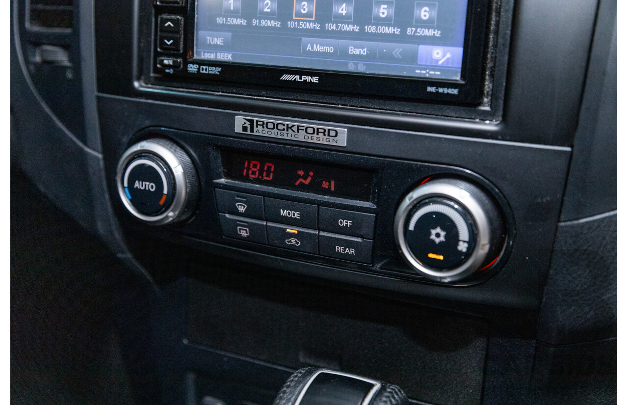 8/2012 Mitsubishi Pajero Platinum Edition NW MY12 4d Wagon Cool Silver Metallic Turbo Diesel 3.2L