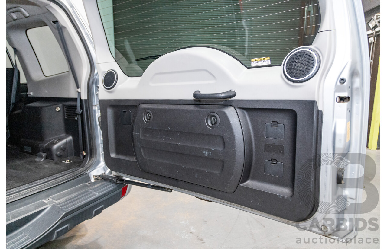 8/2012 Mitsubishi Pajero Platinum Edition NW MY12 4d Wagon Cool Silver Metallic Turbo Diesel 3.2L
