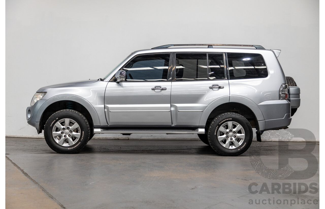 8/2012 Mitsubishi Pajero Platinum Edition NW MY12 4d Wagon Cool Silver Metallic Turbo Diesel 3.2L