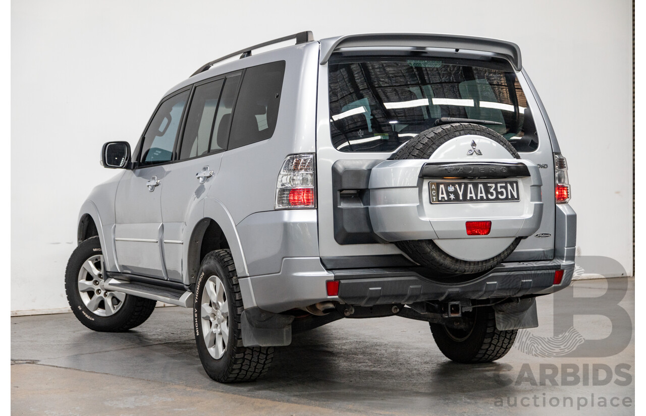 8/2012 Mitsubishi Pajero Platinum Edition NW MY12 4d Wagon Cool Silver Metallic Turbo Diesel 3.2L