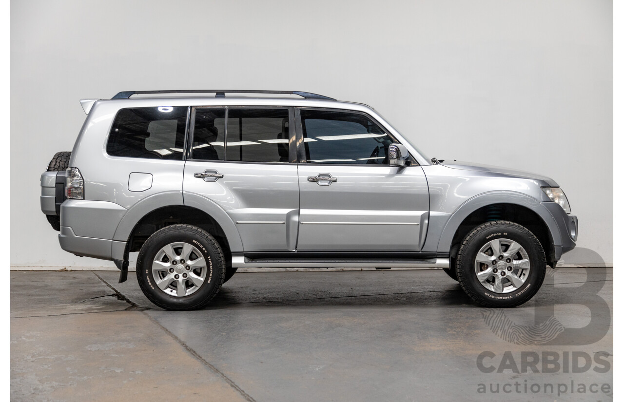 8/2012 Mitsubishi Pajero Platinum Edition NW MY12 4d Wagon Cool Silver Metallic Turbo Diesel 3.2L