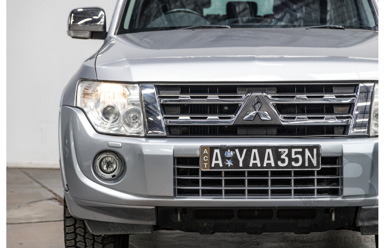 8/2012 Mitsubishi Pajero Platinum Edition NW MY12 4d Wagon Cool Silver Metallic Turbo Diesel 3.2L