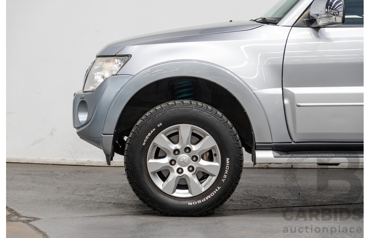 8/2012 Mitsubishi Pajero Platinum Edition NW MY12 4d Wagon Cool Silver Metallic Turbo Diesel 3.2L
