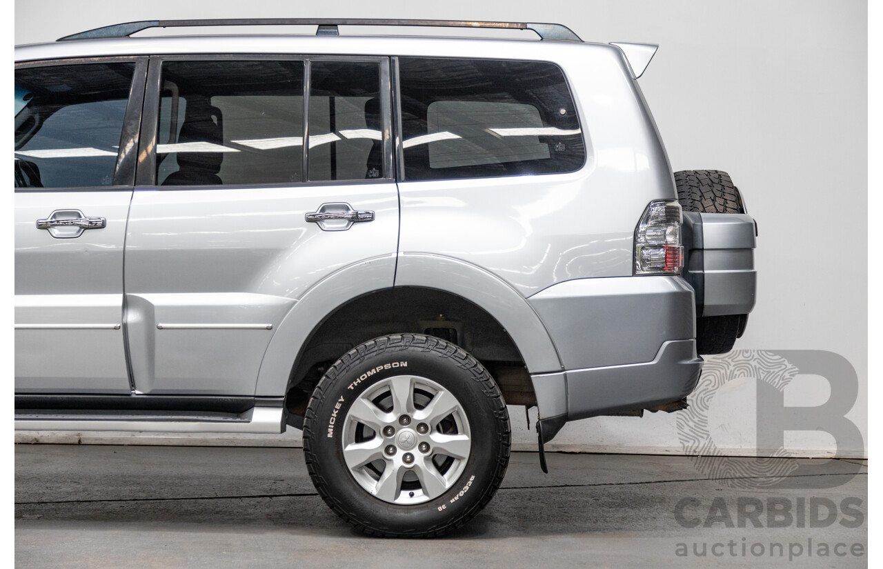 8/2012 Mitsubishi Pajero Platinum Edition NW MY12 4d Wagon Cool Silver Metallic Turbo Diesel 3.2L