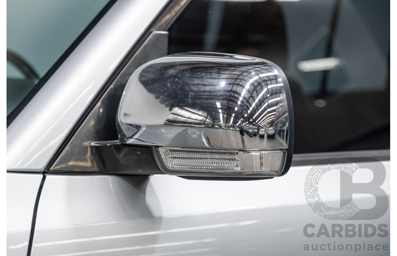 8/2012 Mitsubishi Pajero Platinum Edition NW MY12 4d Wagon Cool Silver Metallic Turbo Diesel 3.2L