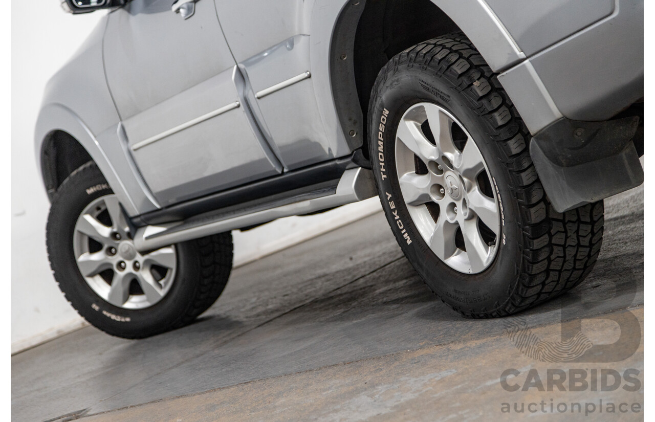 8/2012 Mitsubishi Pajero Platinum Edition NW MY12 4d Wagon Cool Silver Metallic Turbo Diesel 3.2L