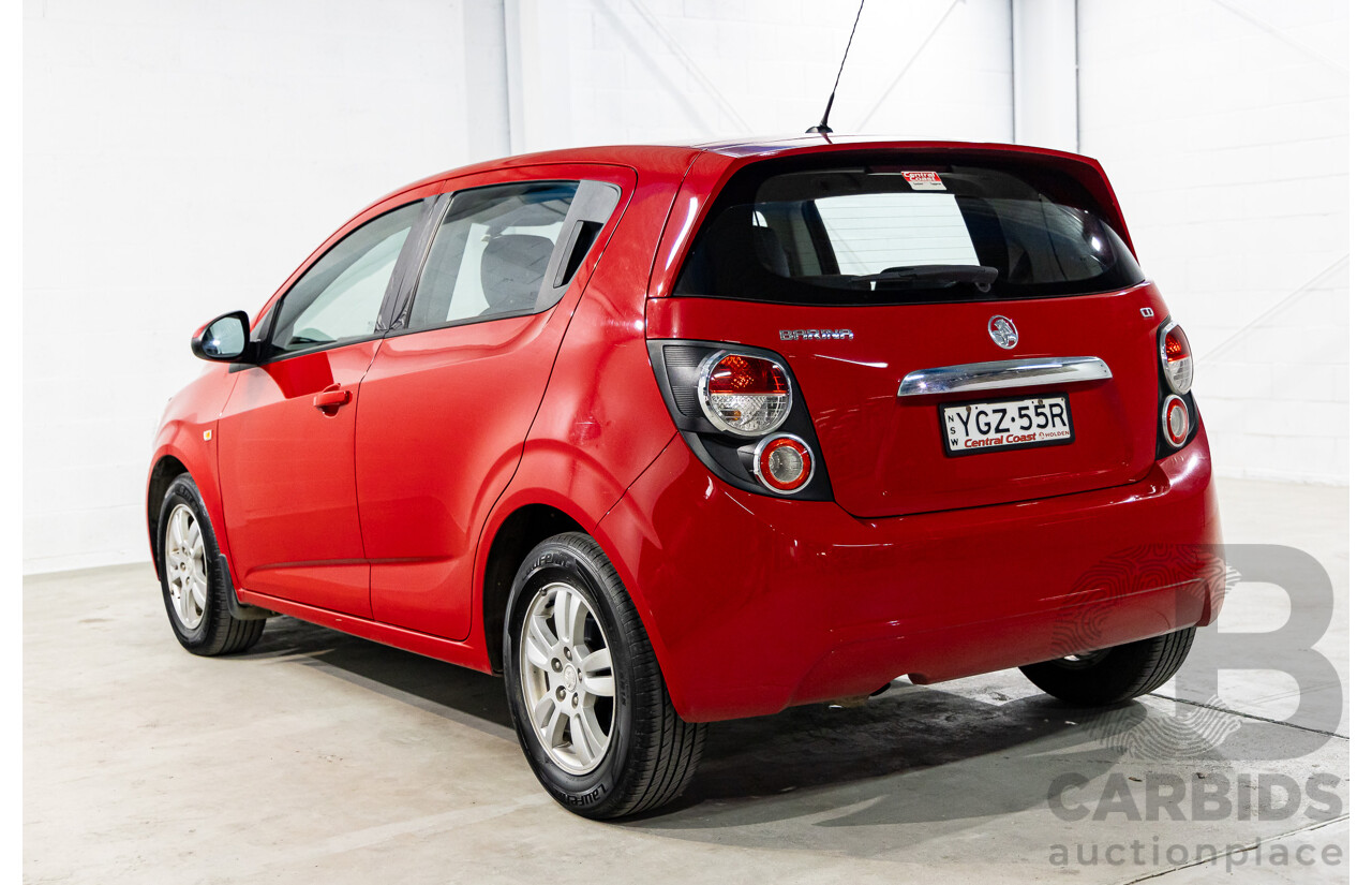 09/2016 Holden Barina CD FWD TM MY16 5D Hatchback Blaze Red 1.6L