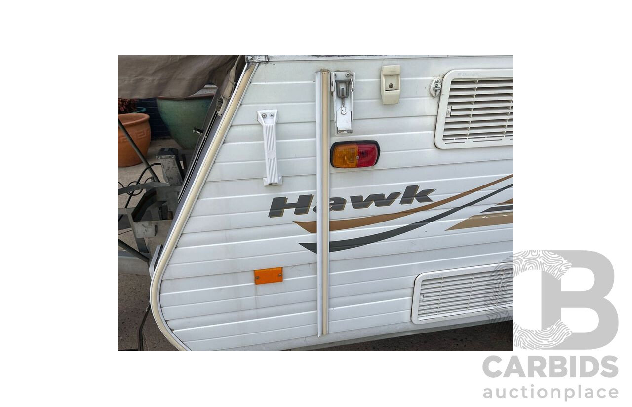 1/2006 Jayco Hawk Caravan Trailer - White