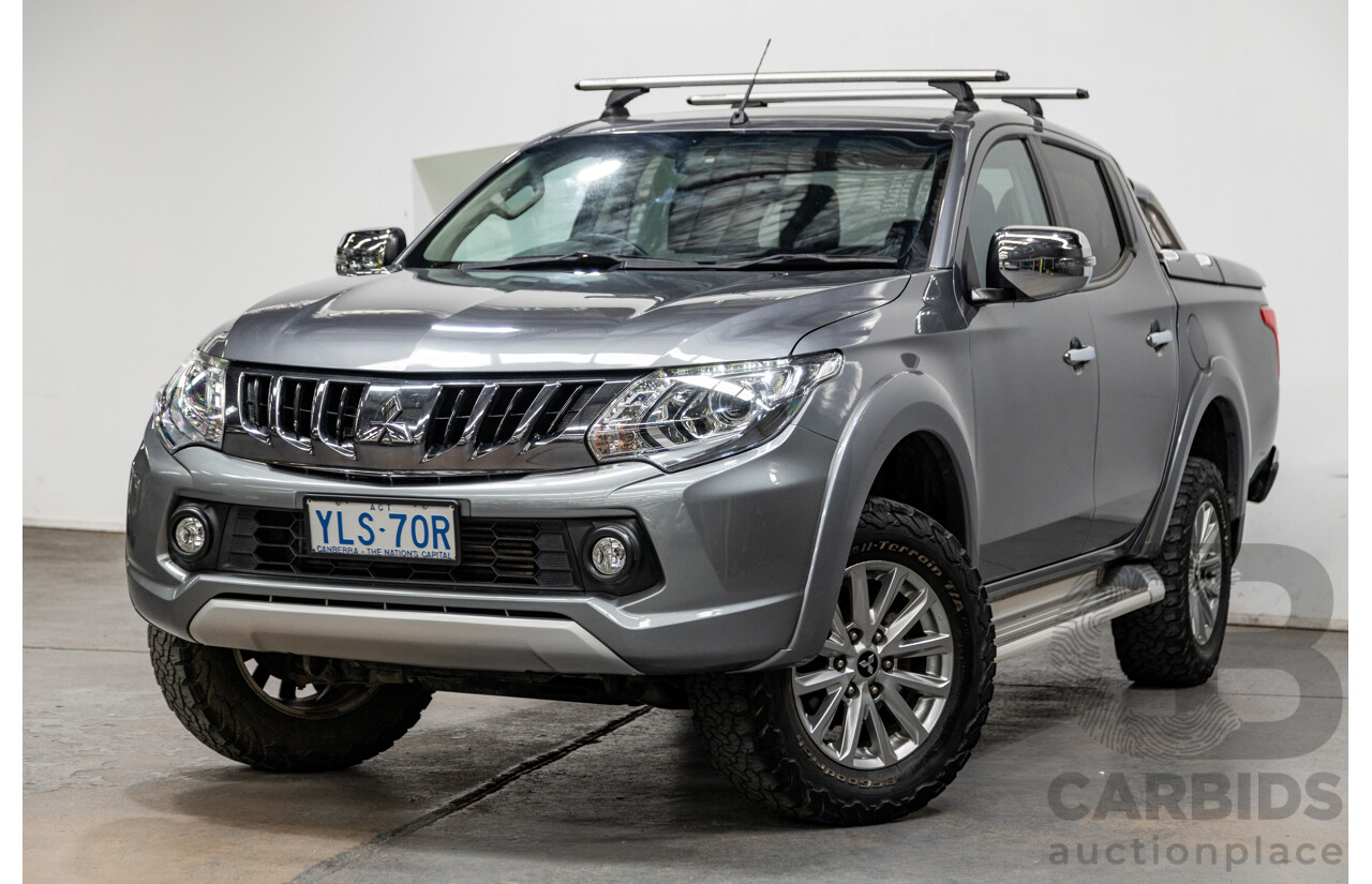 12/2016 Mitsubishi Triton GLS (4x4) MQ MY17 Dual Cab Utility Titanium Grey Metallic Turbo Diesel 2.4L