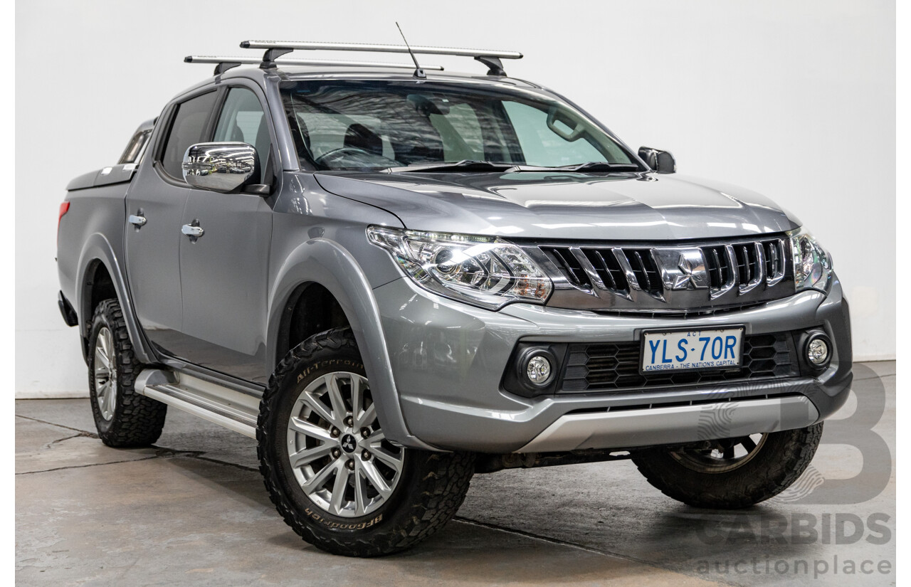 12/2016 Mitsubishi Triton GLS (4x4) MQ MY17 Dual Cab Utility Titanium Grey Metallic Turbo Diesel 2.4L