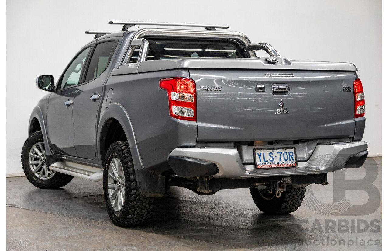 12/2016 Mitsubishi Triton GLS (4x4) MQ MY17 Dual Cab Utility Titanium Grey Metallic Turbo Diesel 2.4L