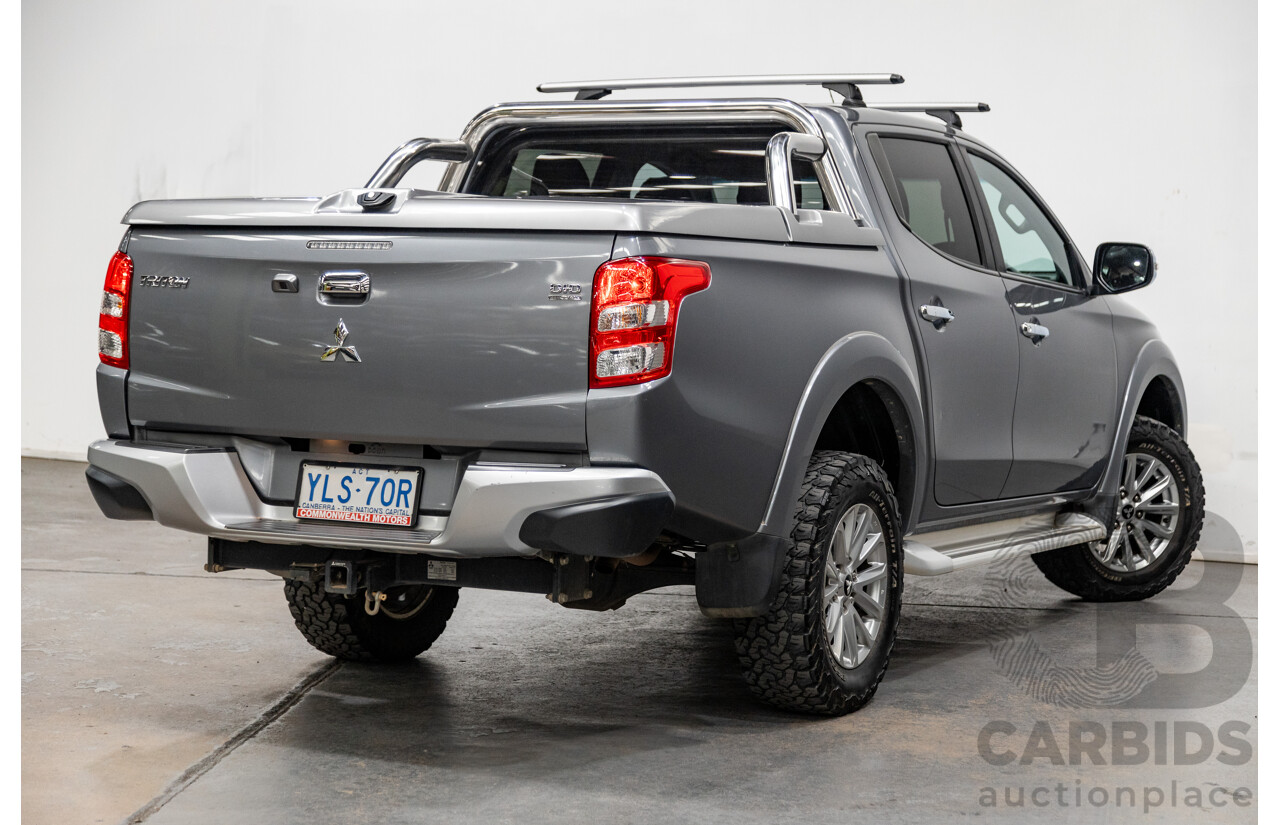 12/2016 Mitsubishi Triton GLS (4x4) MQ MY17 Dual Cab Utility Titanium Grey Metallic Turbo Diesel 2.4L