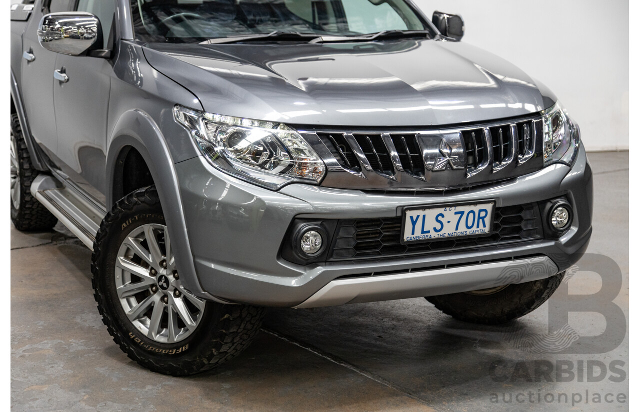 12/2016 Mitsubishi Triton GLS (4x4) MQ MY17 Dual Cab Utility Titanium Grey Metallic Turbo Diesel 2.4L