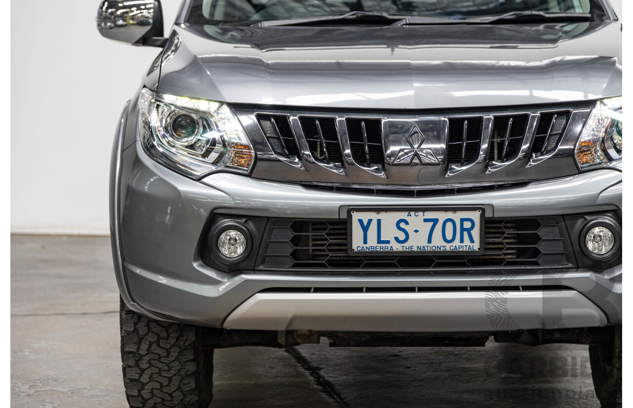 12/2016 Mitsubishi Triton GLS (4x4) MQ MY17 Dual Cab Utility Titanium Grey Metallic Turbo Diesel 2.4L