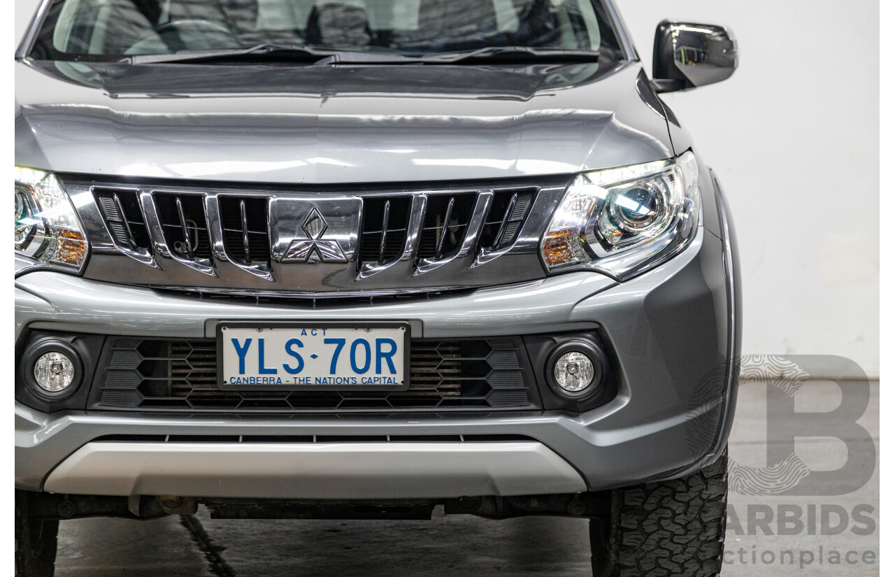 12/2016 Mitsubishi Triton GLS (4x4) MQ MY17 Dual Cab Utility Titanium Grey Metallic Turbo Diesel 2.4L